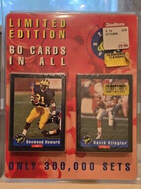 1992 Limited Edition Classic 60 Card Set Certificate Of Limited Edition.